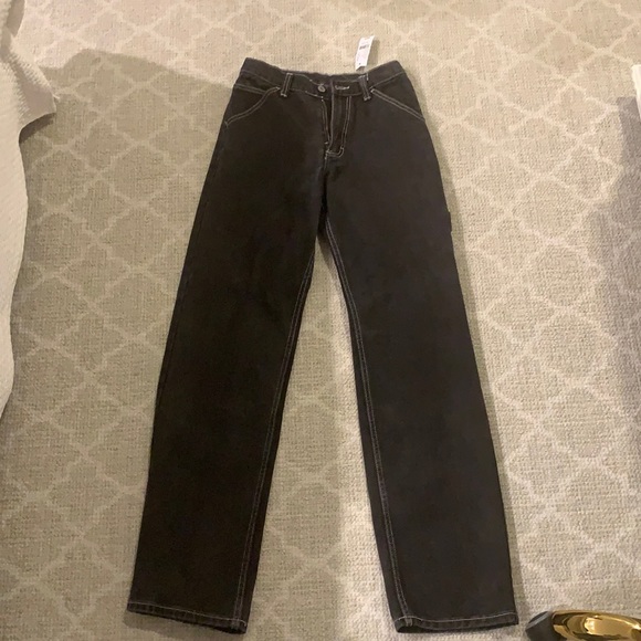 Black Brandy Melville Cargo Pants. Never worn (tag still on) - Picture 1 of 3